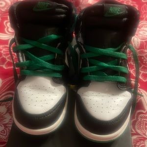 Green and black